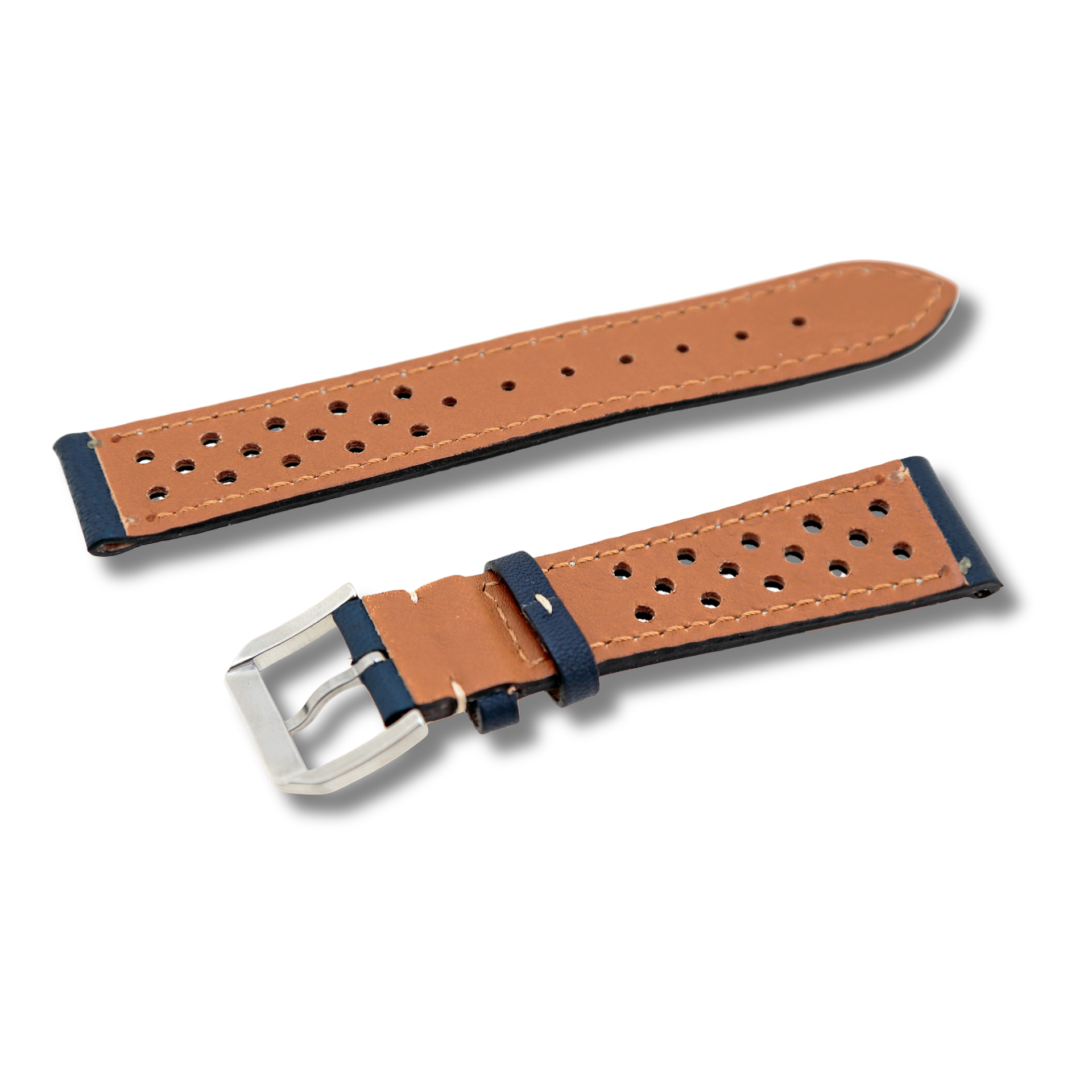 Correa reloj cuero Monza Corsa 217001 igormo azul
