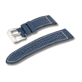 Correa de reloj artesanal de cuero de tiburón PAM Oceanic