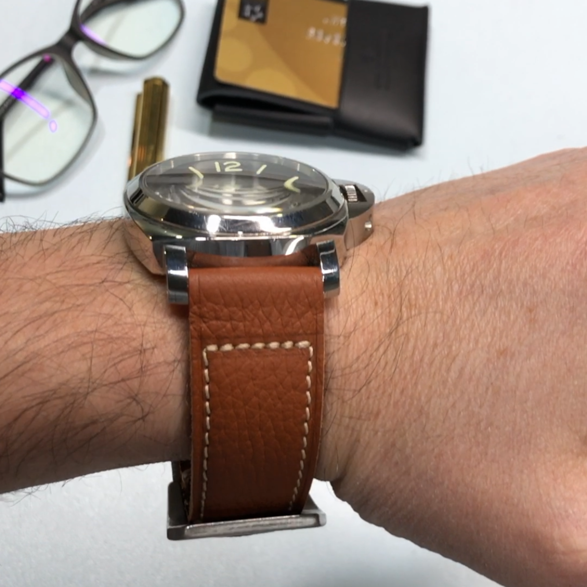 Correa reloj artesanal para panerai habana igormo