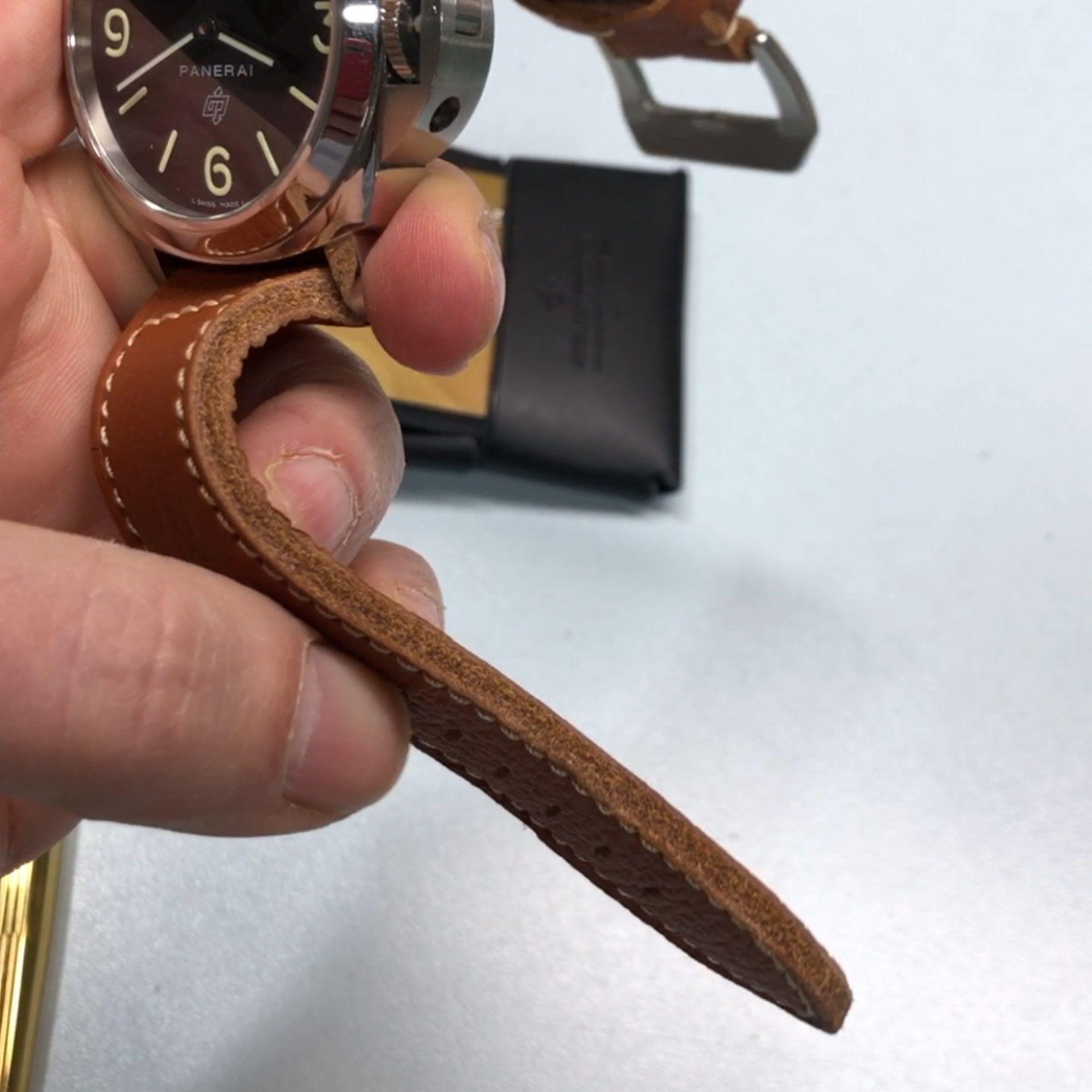 Correa reloj artesanal para panerai habana igormo