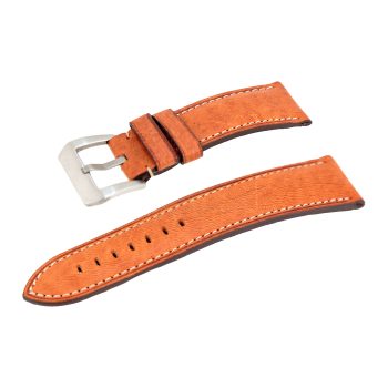 Correa de reloj de cuero de ciervo rojo Panerai 1947 Color Marrón Habana