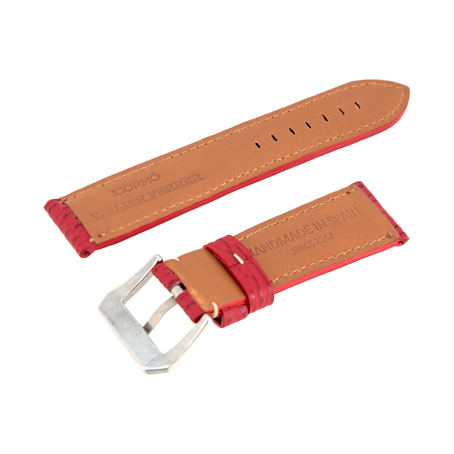 Correa de reloj artesanal de cuero de tiburón PAM Oceanic Premium